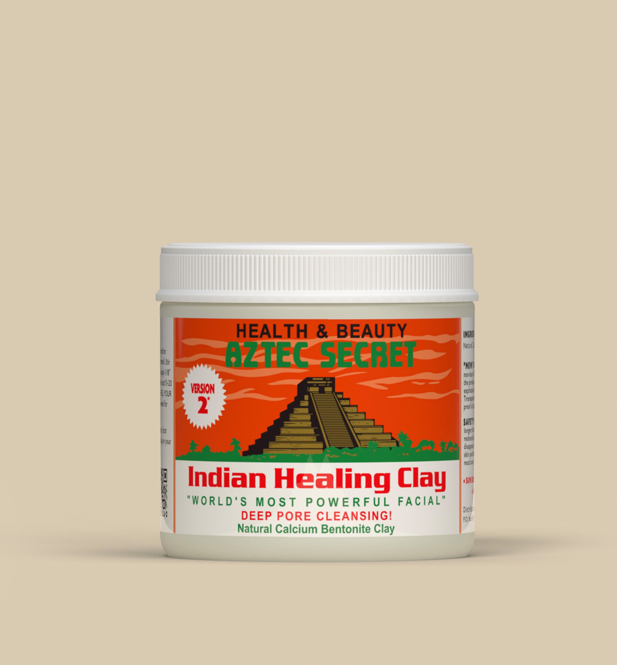 Aztec Secret - Indian Healing Clay 1lb Jar - V2