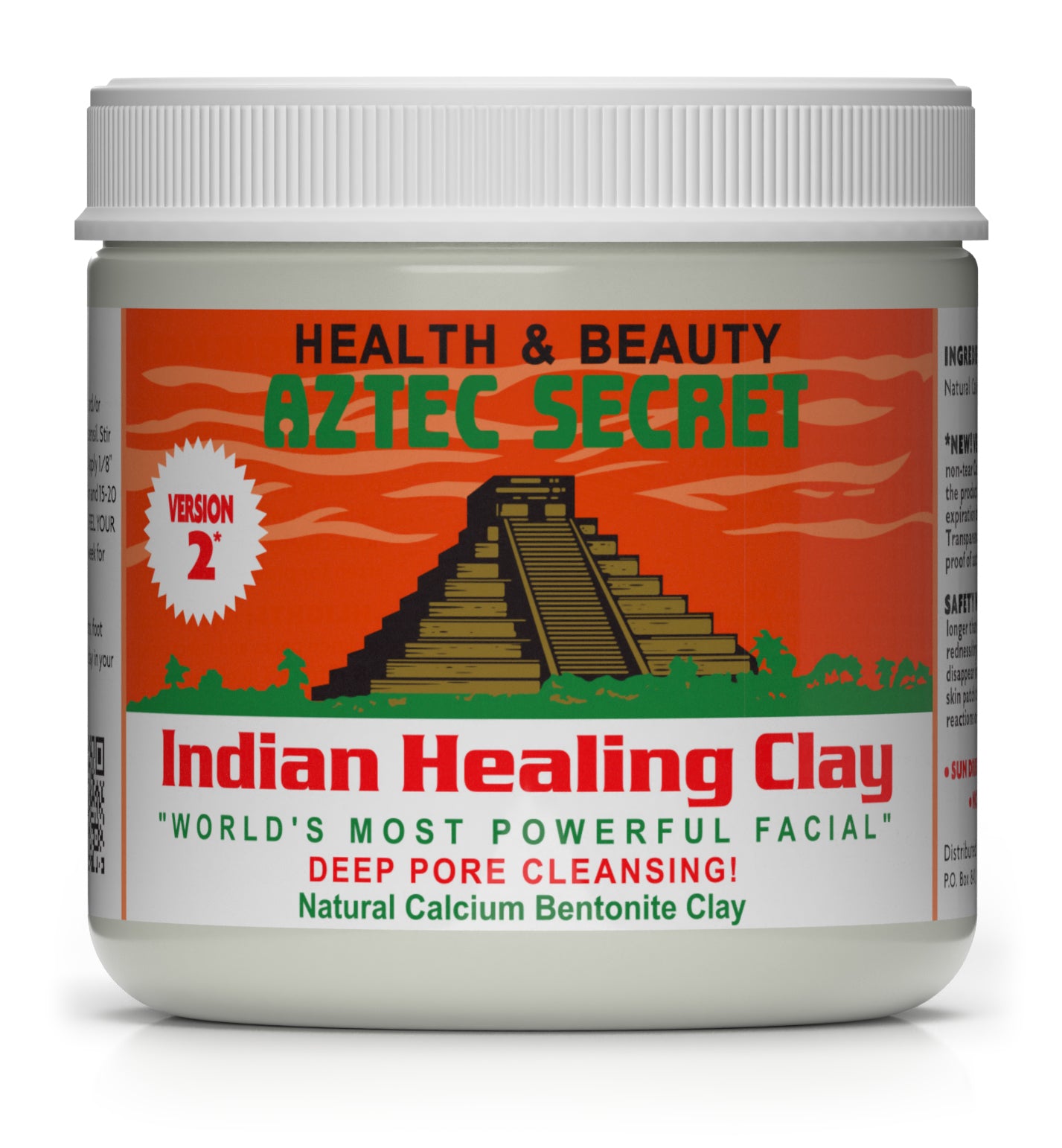 Aztec Secret - Indian Healing Clay 1lb Jar - V2