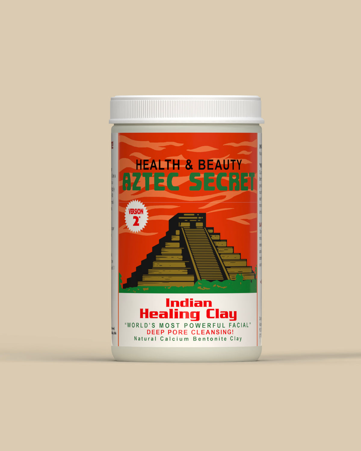 Aztec Secret - Indian Healing Clay 2lb Jar - V2